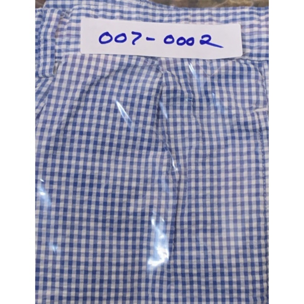 Polo Ralph Lauren Tyler Shorts Seersucker Blue And White Checks Size 38 - Picture 7 of 7